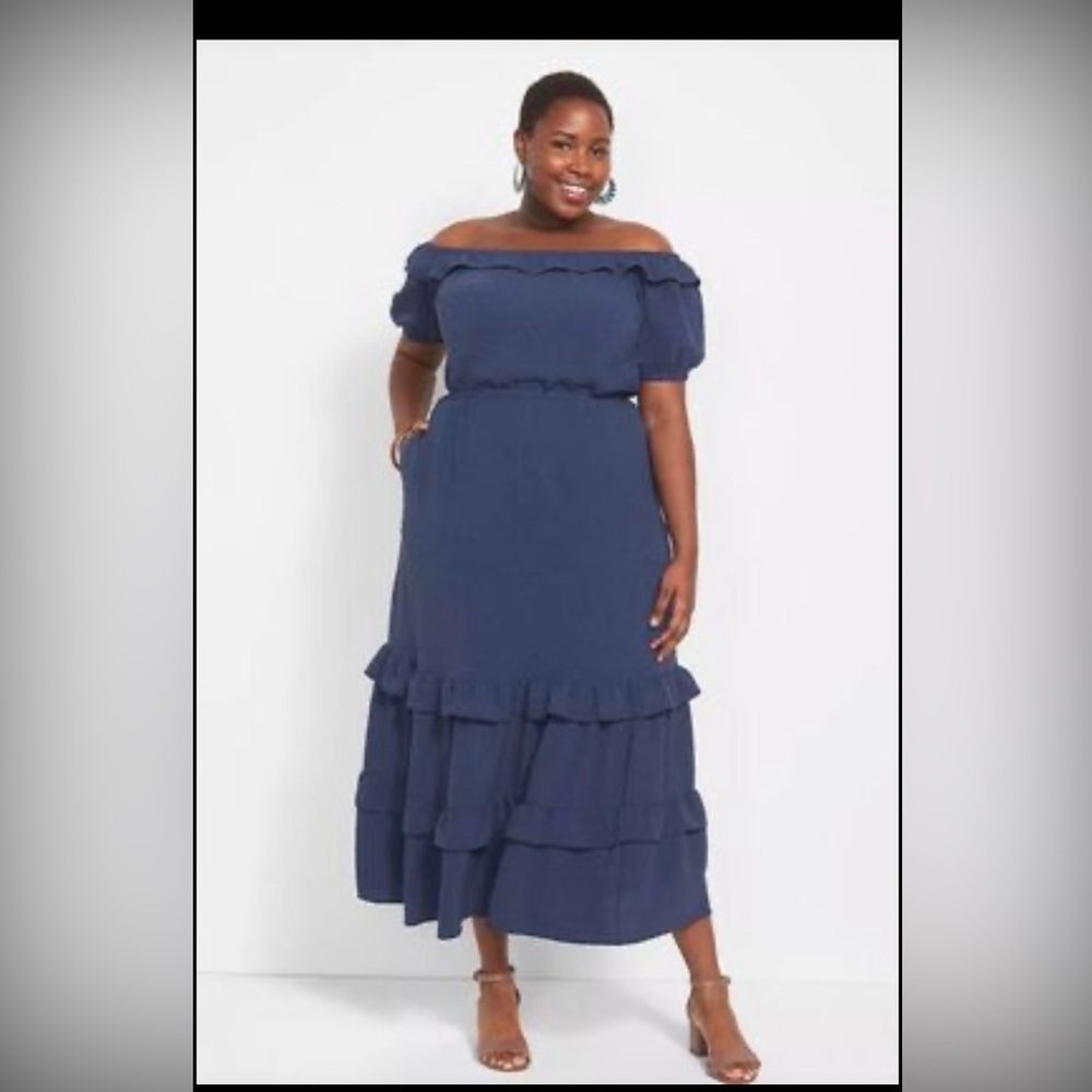 Lane Bryant Navy Dress Size 20